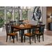 Darby Home Co Beetham Butterfly Leaf Rubberwood Solid Wood Dining Set Wood in Black | Wayfair DABY5516 39638814