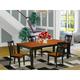 Darby Home Co Beesley Butterfly Leaf Solid Wood Rubberwood Dining Set Wood in Brown | 30 H in | Wayfair 6D7FE0E13D584264BAEF4A34918E1C85
