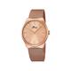 Lotus Unisex Quartz Watch with Rose Gold Dial Analogue Display and Rose Gold Stainless Steel Rose Gold Plated Bracelet 18286/2