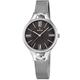 Festina MADEMOISELLE Women's Quartz Watch with Black Dial Analogue Display and Silver Stainless Steel Bracelet F16950/2