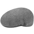 Kangol Wool 504 Flat Cap, Grey (Dark Flannel), X-Large