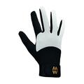 Mens & Ladies 1 Pair MacWet Long Mesh Sports Gloves In 6 Colours - 7 Unisex - Black/White