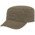 Stetson Gosper Ladies/Mens Army-Style Urban Cap - Cotton Army Cap - Military-Style Cap with UV Protection - Summer and Winter Cap - Cap Olive S (54-55 cm)