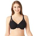 Wacoal Women's PLUME Plain Seamless Everyday Bra, Black (Noir), 34D (Manufacturer Size: 90D)