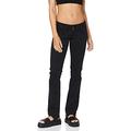 Pepe Jeans Women Straight Fit Jeans, Black, W27/L34 (Manufacturer size: 27)