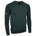 Glenmuir Lomond V-Neck Lambswool Sweater / Knitwear (2XL) (Bottle Green)