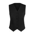 Brook Taverner Womens/Ladies Omega Suit Waistcoat (14 x Regular) (Black)