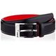 Hugo Men's Barney 10111884 01 Belt, Black/Red, 90 cm (Manufacturer size: 90)