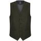 Lloyd Attree & Smith Green Herringbone Tweed Waistcoat - Medium