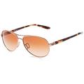 Ray-Ban Women's Feedback 407901 Sunglasses, Pink Brown Gradient, 59