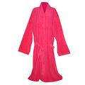 CURVACEOUS CLOTHING Plus Size Towelling Bathrobe/Dressing Gown (2XL-3XL (20/24), HOT Pink)