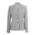 Busy Clothing Women Suit Jacket Silver Grey 20