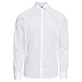 OLYMP Men's Dress Shirt Level 5 Wing Collar Double Cuffs White 3077 65 00 - white - 15.5