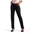 Lee Women’s Relaxed Fit All Day Straight Leg Pant, Black, 16 Short