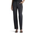 Lee Women’s Relaxed Fit All Day Straight Leg Pant, Charcoal Heather, 8 US