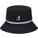 Kangol Stripe Lahinch Bucket Hat, Black, Large