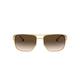 Ray-Ban Unisex's Rb 3530 Sunglasses, Gold Brown, 58