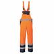 New Men's Work-wear / 100% Polyester, Waterproof, Contrast, Bib 'N' Brace, Ulined, Dungarees, Ideal for Work Fish Boat Sail. (Medium, Orange)