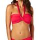 Seafolly Women's Bandeau Halter Sleeveless Bikini Top, Chili Red , 10 (Manufacturer Size: 36)