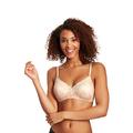 Maidenform Women's Comfort Devotion No-Wire Embellished Demi with Lift Bra, Peach Swirl Print, 34B