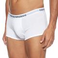 Emporio Armani Men's 3-pack Cotton Swim Trunks, White, M UK