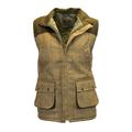 Walker & Hawkes - Mens Tweed Shooting Waistcoat Country Gilet with Shoulder Patch - Light Sage S