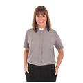 Hammond and Harper -Womens 1 inch Tunnel Collar - Short Sleeves (Size 20" - Denim Grey)