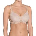 Triumph Women's Airy Sensation W01 Minimiser Bra, Beige, 90E EU, 40DD UK