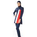 YEESAM® Muslim Costume Swimwear Islamic Hijab Detachable Modest Swimsuit for Women Full Length Modesty (Asia S ~ Ref. UK Size 6-8, Blue)