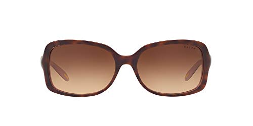 Ralph by Ralph Lauren Women's 0RA5130 159613 Sunglasses, Tortoise/Violet/Browngradient, 58