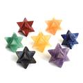 Chakra Balancing - Reiki Healing Energy Charged Chakra Crystal Merkaba Star Set of Seven (Beautifully Gift Wrapped)
