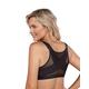 Leonisa Front Fasten Support Bra for Women - Multifuntional Post Surgery Bra Black