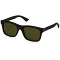 Gucci Men's GG0008S Sunglasses, Black-Black-Green, 53