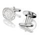 Chelsea Fc Mens Jewellery Sterling Silver Crest Cufflinks Embossed Gift Box