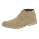 Roamers 2 Eyelet Mens Desert Boots. Real Suede Or Leather Finish. Textile Lining. TPR Sole. Sizes 6-12 UK. Black, Sand Brown Suede. Brown Leather.