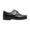 Roamers Mens Extra Wide Fitting Touch Fastening Casual Shoes (9 UK) (Black)