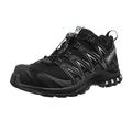 Salomon XA Pro 3D Women's Trail Running and Hiking Shoes, Stability, Grip, and Long-lasting Protection, Black, 5.5