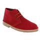 Roamers 2 Eye Desert Boots Mens Boys Real Suede Leather M467 Pointed Toe UK3-12 Red