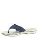 Clarks Women's Brinkley Jazz Flip Flop, Navy Synthetic, 5.5 UK