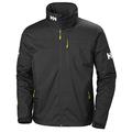 Helly Hansen Crew Hooded Midlayer Jacket Mens Black XL