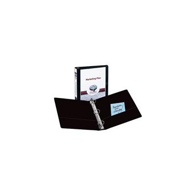 Avery 2 in. Showcase Round-Ring View Binder - Black