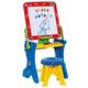 Children's desk with whiteboard Molto - Normal whiteboard, magnetic board, marker pens, pieces (Multicolor - 3 in 1 Magnetic Desk - Red)