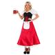 Fun Shack Bavarian Costume Women, Oktoberfest Outfit Women, German Fancy Dress Women, Lederhosen Women Fancy Dress - Medium