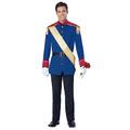 California Costumes 01507XL Storybook Prince Cinderella Adult-Sized Costume, Solid, Blue, XL