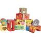 Vilac Vilac2102 Farm Musical Blocks, Multi-Color