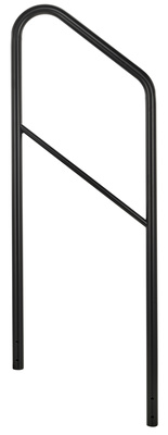 Stageworx Stair Railing 2 Steps 60cm Bk
