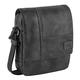 camel active Laos Herren Umhängetasche Messenger Bag Klein Schwarz