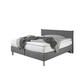 Maintal Boxspringbett Point, 180 x 200 cm, Stoff, Tonnentaschenfederkern Matratze h3, Grau