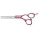 3 Claveles Duraluminio - Modellierschere für Friseure, 5.5", Farbe pink