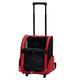 Beeztees 715090 Tragbare Hunde Trolley, rot/schwarz